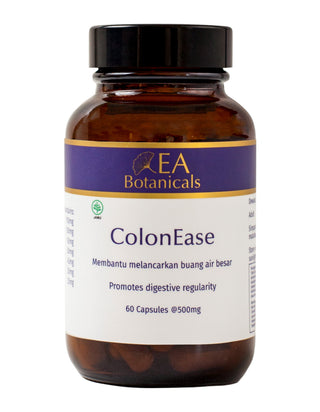 EA Botanicals ColonEase supplement bottle on a white background