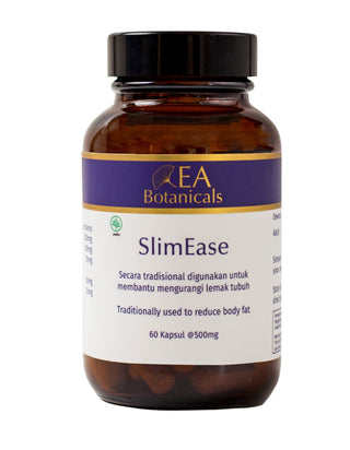 EA Botanicals SlimEase supplement bottle on a white background